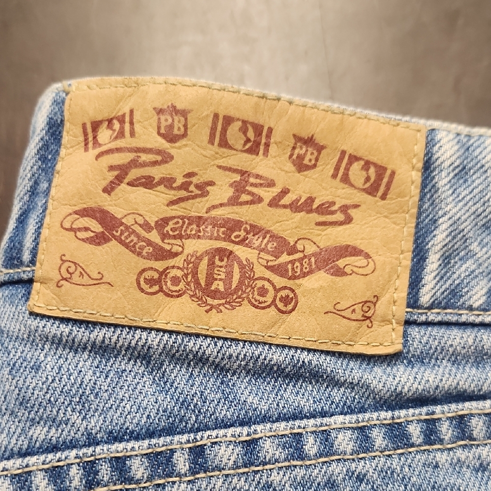 Vintage Paris Blues Light Blue Denim Jeans